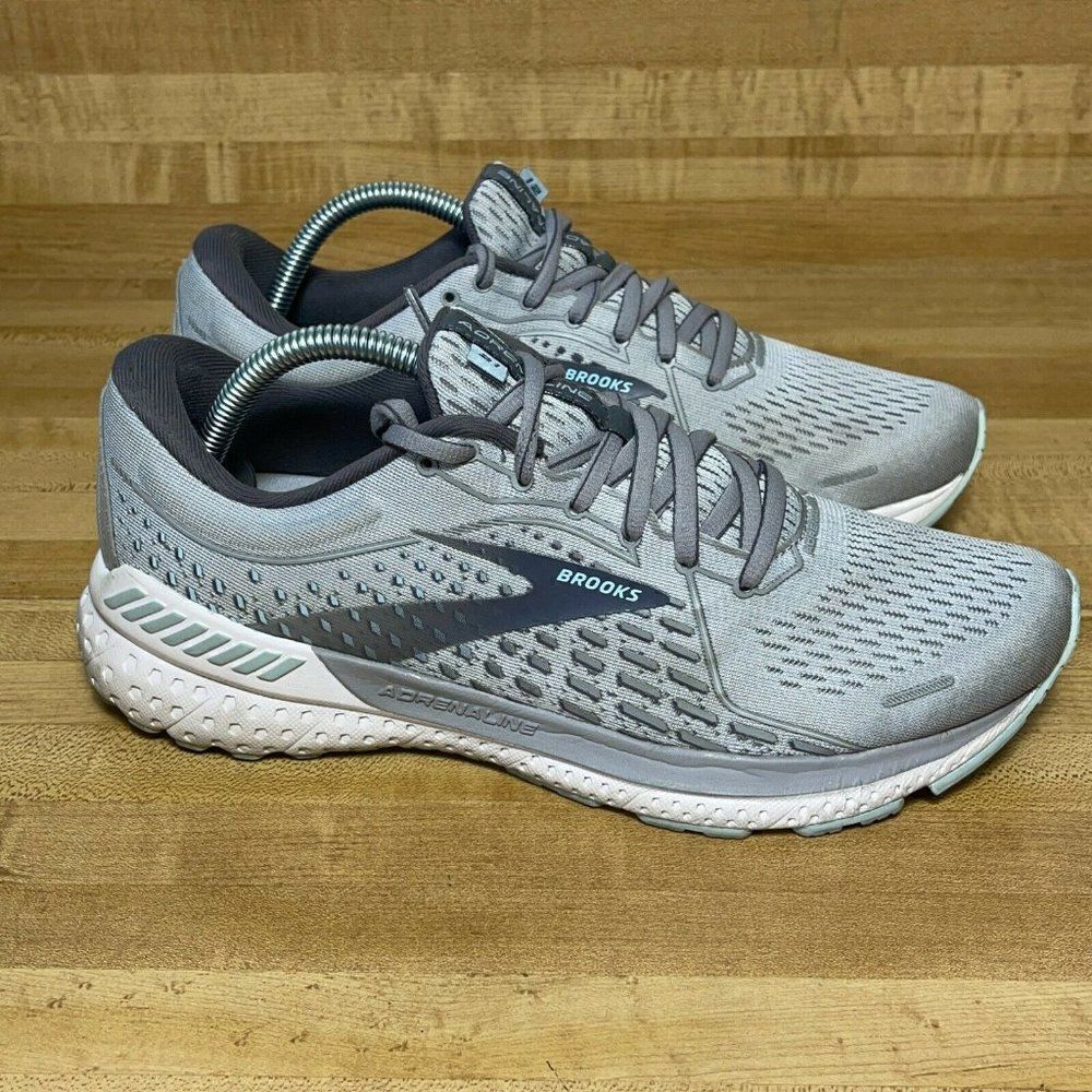 Brooks Adrenaline GTS 21 Womens Running Shoes Gray US 10.5 Narrow 2A 1203292A061